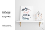 Nursery Wall & Frame Mockups, a Product Mockup by mock-ups (Thumbnail 7 of 12)