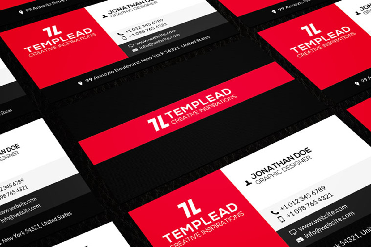 Corporate Business Card CM097, a Business Card Template by annozio (Photo 4 of 4)