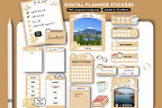 back to school PNG planner stickers, a Design Template by hanacrochetdesign (Thumbnail 1 of 11)