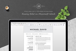 CV Template With Word Cover Letter