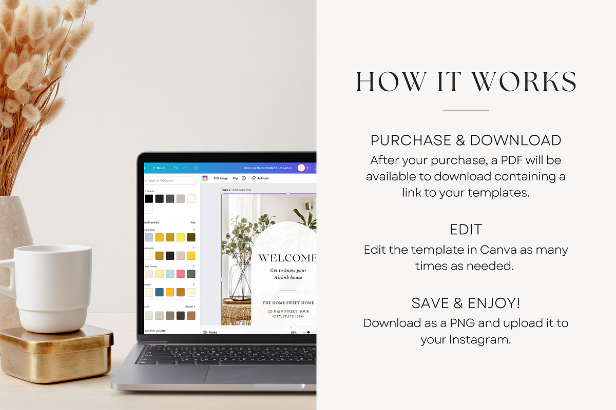 Airbnb Welcome Book Template, a Magazine Template by ShopRShop (Photo 9 of 11)