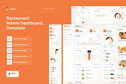 Reztro - Restaurant Dashboard, an UI Kit Template by peterdraw (Thumbnail 1 of 7)
