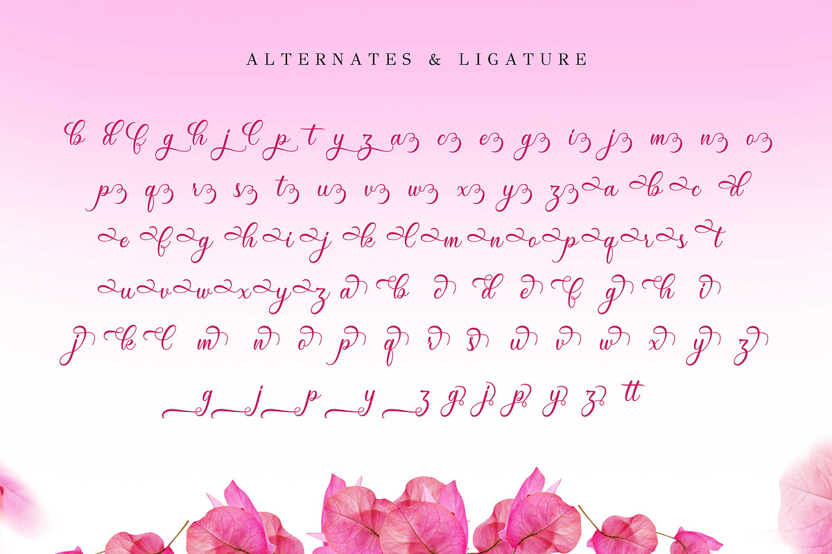 Wonderful Day - Romantic Script, a Script Font by Almarkhatype (Photo 10 of 11)