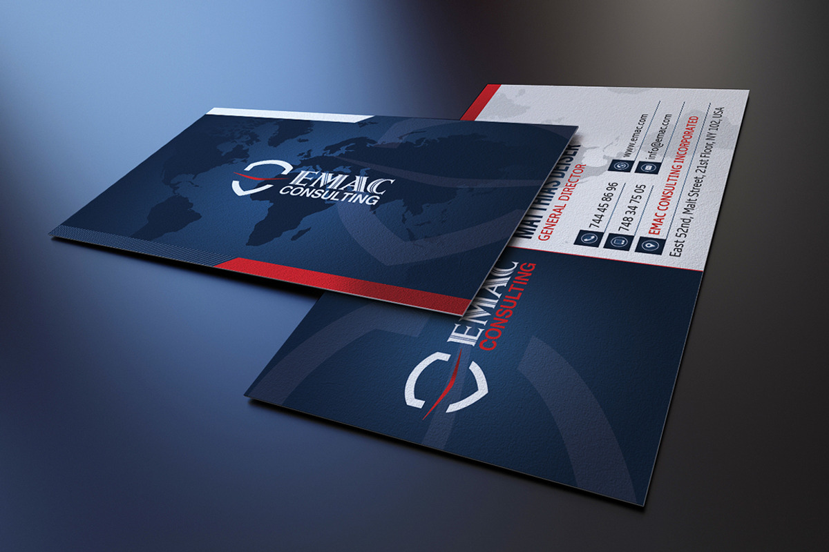 Corporate Business Card, a Business Card Template by Marvel (Photo 1 of 3)