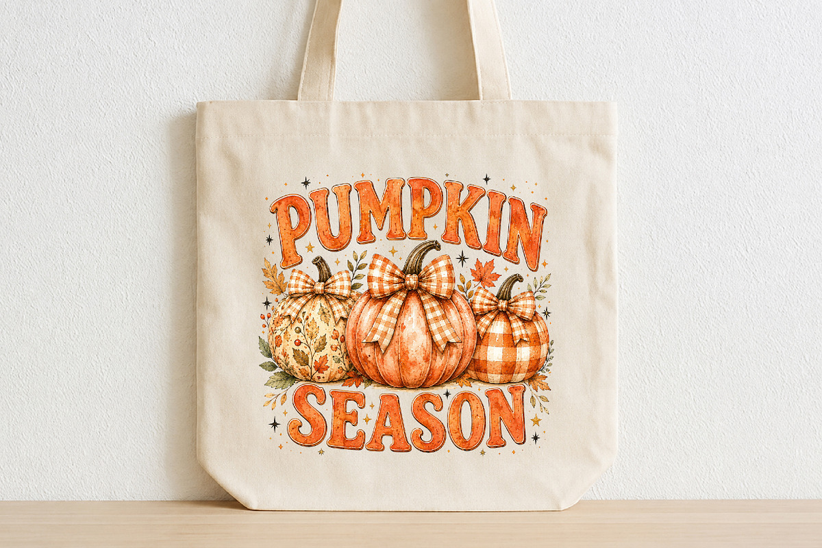 Coquette Pumpkin Season Png, an Object Illustration by CraftArtStudio (Photo 2 of 4)
