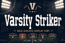 Varsity Striker - Bold Athletic Font