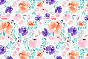 Summer Breeze - Watercolor flowers, an Illustration by MariePierLaf (Thumbnail 5 of 5)