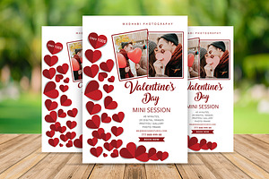 Valentines Day Mini Session Card