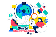 10 World Telecommunication Day, a Technology Illustration by denayunebgt (Thumbnail 4 of 4)