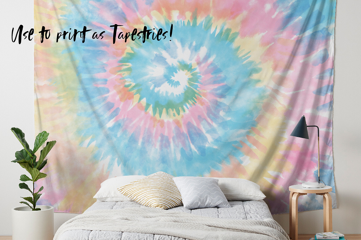 Pastel Tie-Dye Backgrounds, a Pattern Graphic by The Gypsy Goddess (Photo 10 of 11)