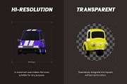3D Vehicle Models Set, an Emoji Icon by Vectors Market (Thumbnail 3 of 14)