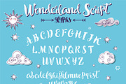 Wonderland Script + Vector Set, a Script Font by a Blond Moment (Thumbnail 3 of 7)