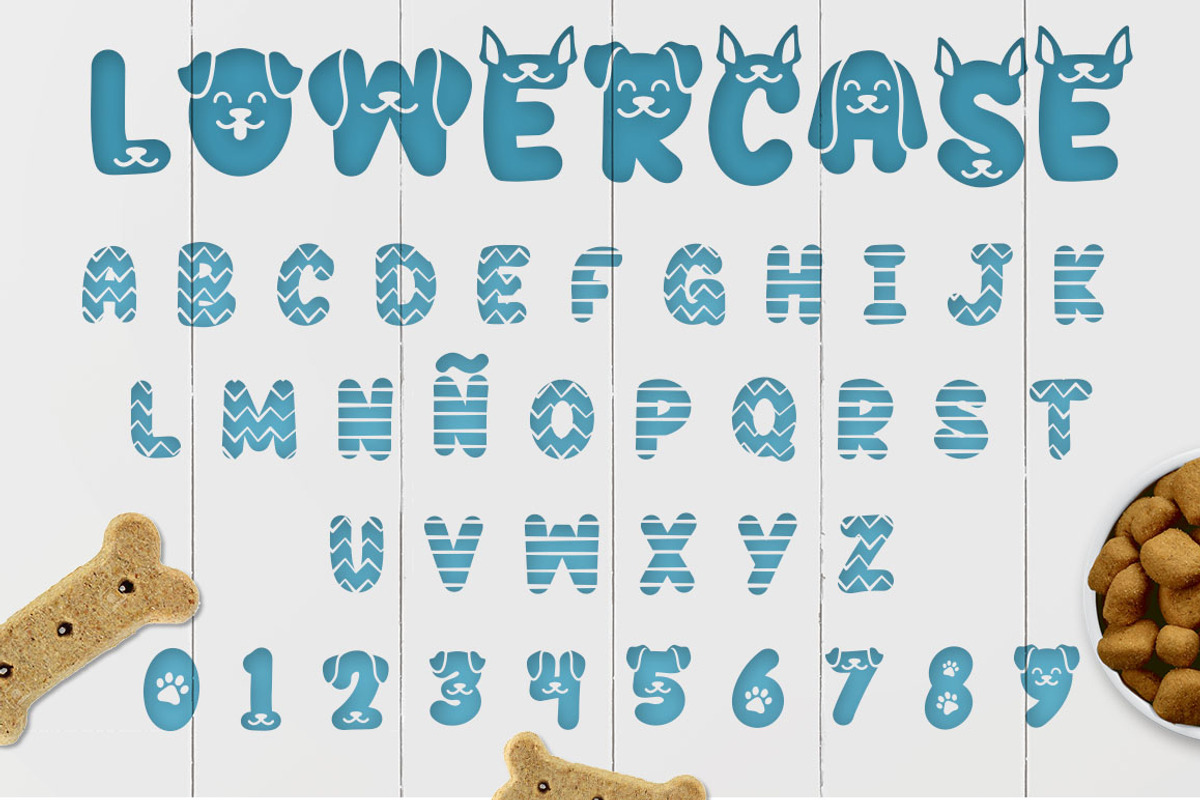 Best Friend - Dog font and clipart, a Font by arausidp (Photo 3 of 10)
