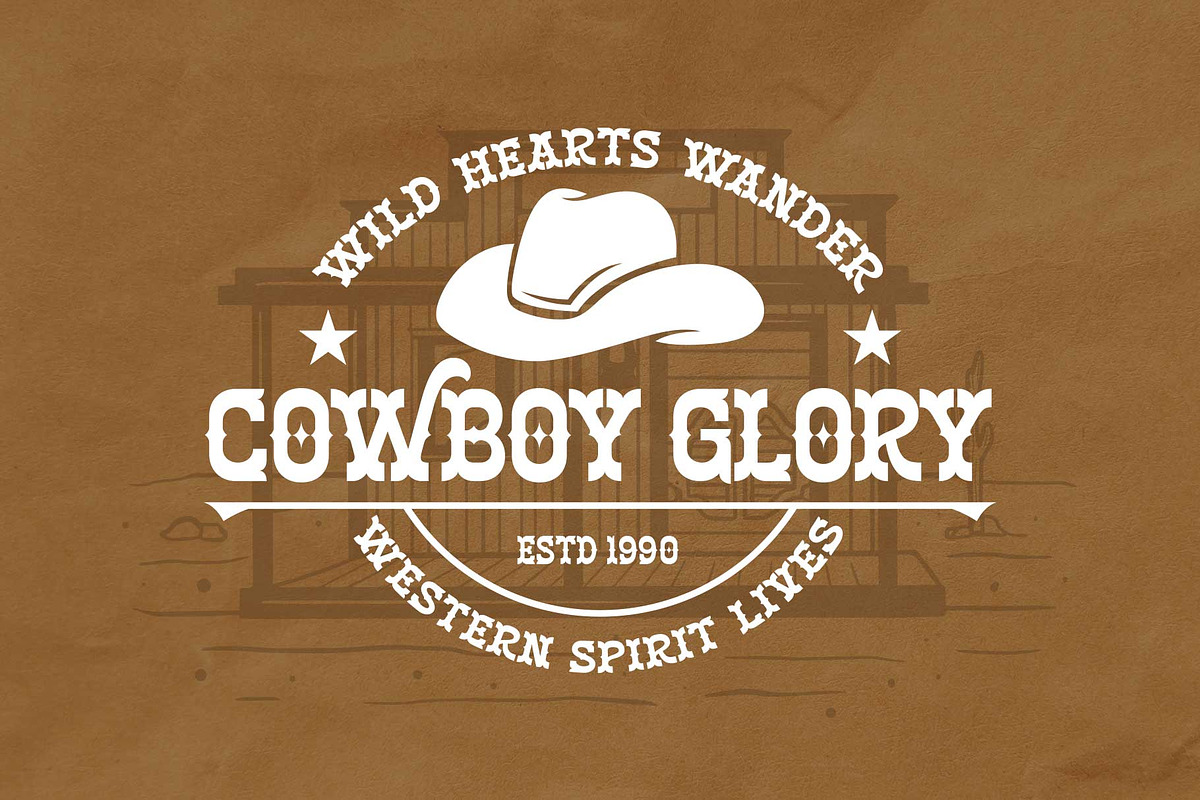 Armour Horse - Bold Western Display, a Slab Serif Font by Arterfak Project (Photo 8 of 11)