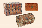 Vintage Treasure Chest Clipart, an Illustration by Secret Helper (Thumbnail 3 of 8)