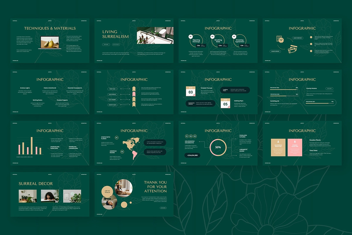 Floral Minimalist - Google Slide, a Presentation Template by AQR Studio (Photo 3 of 3)