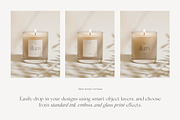 Candle Mockups + Label Mockups, a Packaging Mockup by October November (Thumbnail 8 of 10)