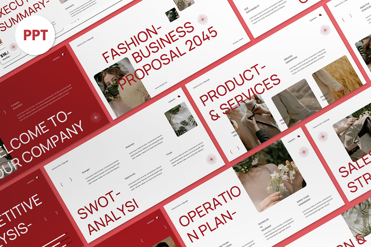 Fashion Agency Proposal Presentation, a Presentation Template by graphicook (Photo 1 of 4)