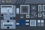 The Castle - Top Down Tileset, a Decorative Illustration by pzUH (Thumbnail 3 of 4)