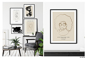 Modern Posters. Women line portraits, a Decorative Illustration by NKTN (Thumbnail 3 of 9)