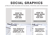Minimalist Blog + Social Graphics, a Templates & Theme by October Studio (Thumbnail 4 of 4)