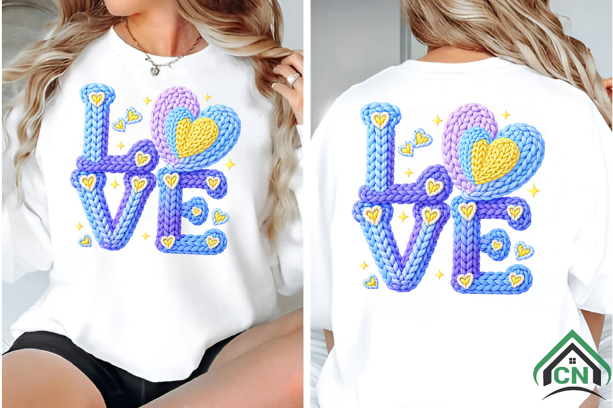 Faux Yarn Crochet Love Valentines, an Illustration by Craft Nest (Photo 3 of 8)