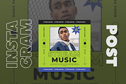 Music Streaming Instagram Post Flyer, a Flyer Template by Tokosatsu (Thumbnail 3 of 5)
