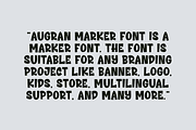 Augran Marker Font, a Sans Serif Font by Iqsiart Studio (Thumbnail 4 of 6)