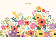 Spring Florals | Clipart and Pattern, a Decorative Illustration by Leysan Shayak (Thumbnail 6 of 12)
