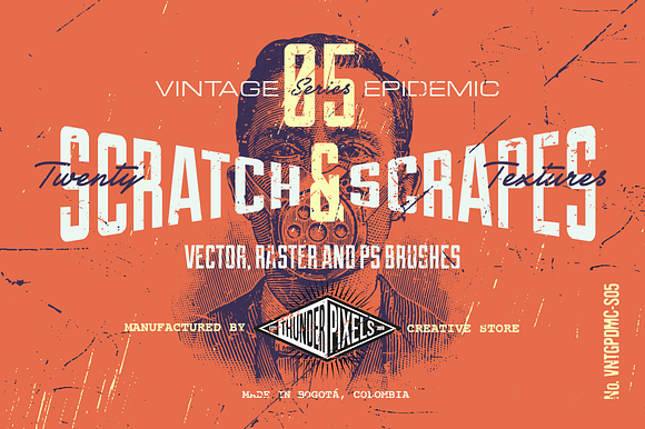 20 Scratch & Scrapes Textures -VES05 preview 6