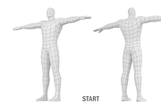 Hero Male in T-Pose Base Mesh, a Characters & Person 3D Model by VK Studio (Thumbnail 15 of 22)
