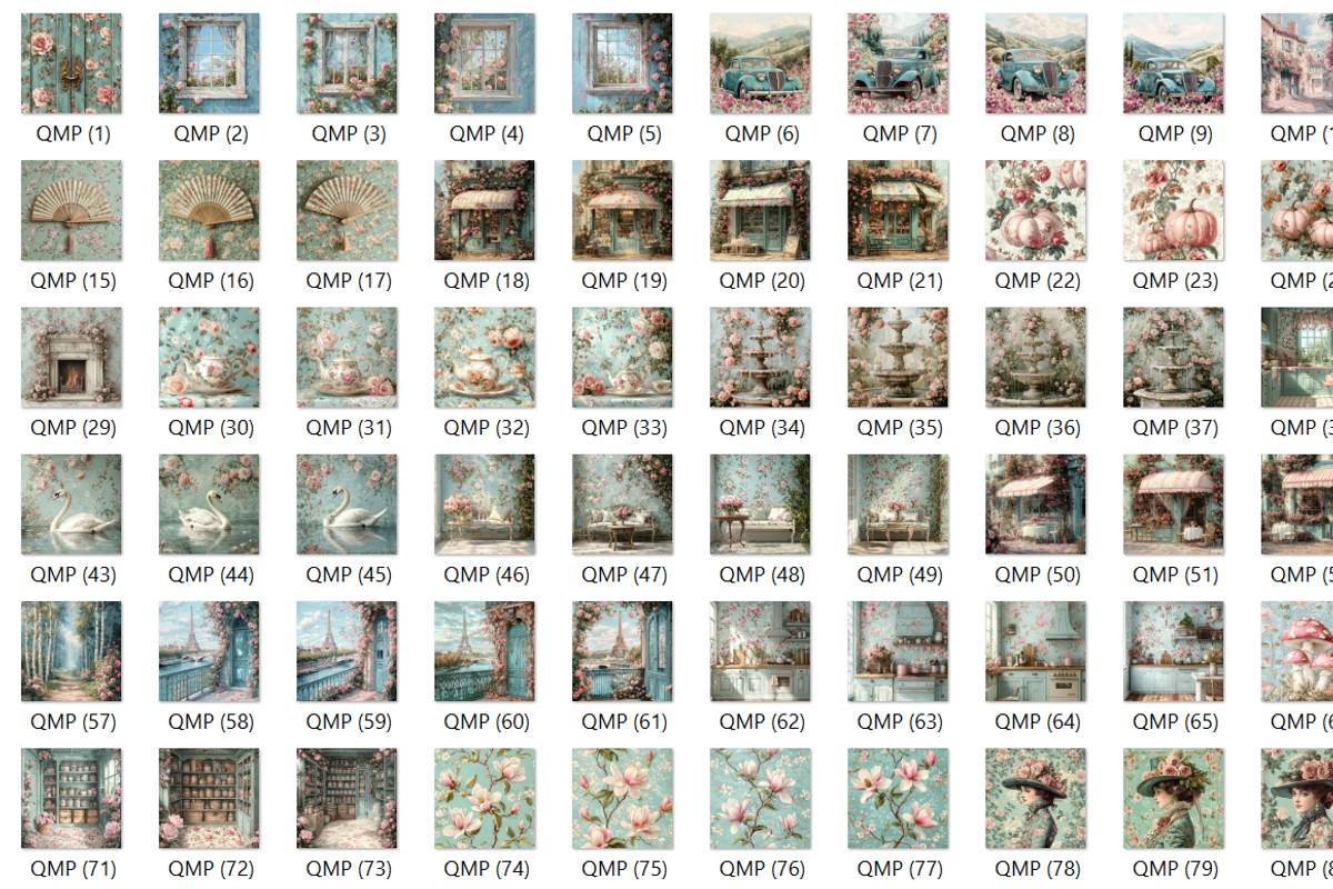 376 Quiet Moments Pages, a Decorative Illustration by HubbaDigitals (Photo 3 of 5)