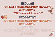 Snowflake Christmas  font family, a Script Font by Anna Zakharchenko (Thumbnail 9 of 10)