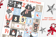 MERRY & BRIGHT - Christmas Set, a Seasonal Illustration by PicByKate (Thumbnail 11 of 11)