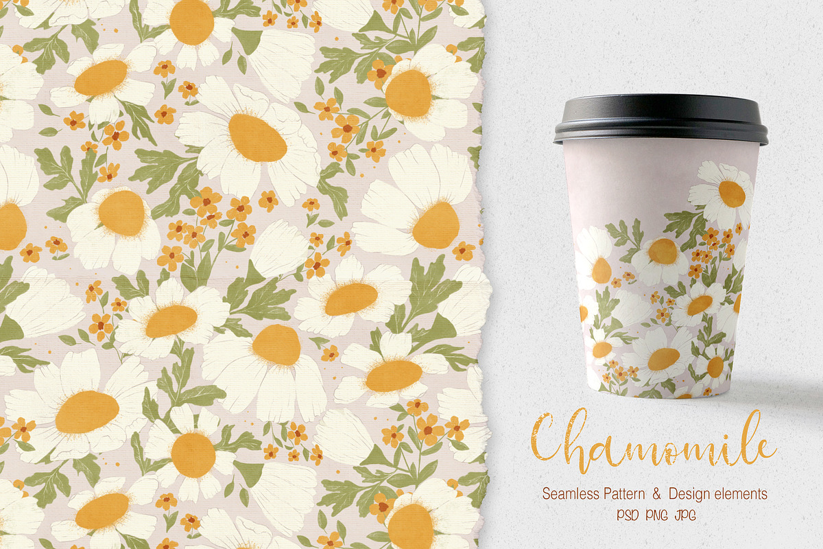 Chamomile, a Food Illustration by Lidiebug