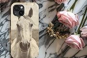 HORSE IN MEADOW JUNK JOURNAL PAGES, an Animal Illustration by Daring Digies (Thumbnail 5 of 6)
