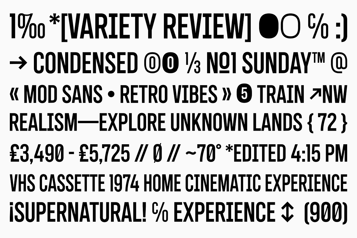 Letterboard - Condensed Sans Serif, a Sans Serif Font by Sunday Creative Co. (Photo 4 of 6)