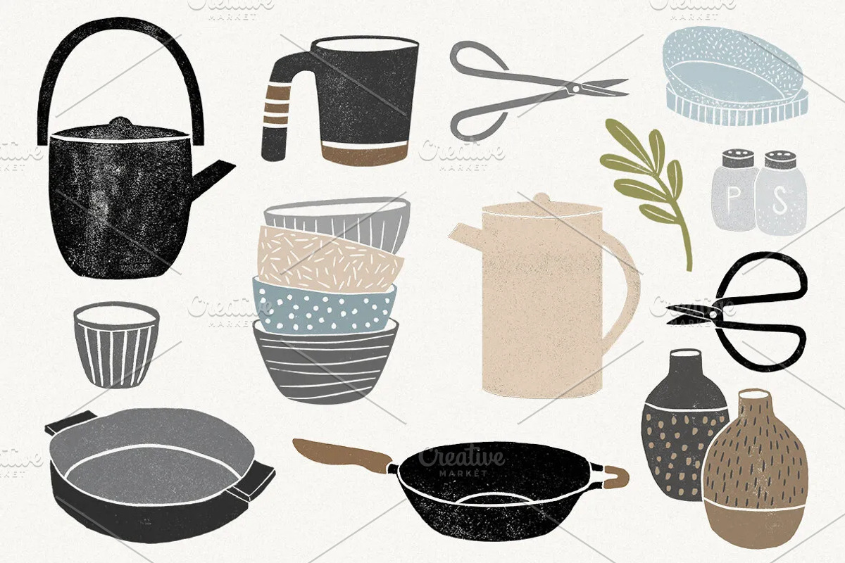 Autumn Bundle: Kitchen and Garden, a Food Illustration by Mii Lab (Photo 7 of 28)