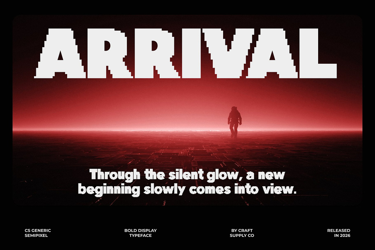 CS Generic Semipixel, a Sans Serif Font by Craft Supply Co. (Photo 5 of 8)