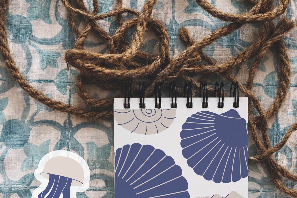 Modern Ocean Vector Clipart Set, an Animal Illustration by Panna Limon Store (Photo 4 of 8)