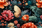12 Seamless butterflies and flowers, a Pattern Graphic by ZaaxPrintables (Thumbnail 5 of 7)
