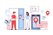Flat Line Web Illustrations, a Templates & Theme by alexdndz (Thumbnail 12 of 25)