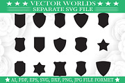 Police badge shape Svg, Police Svg, an Object Graphic by VectorWorlds (Thumbnail 2 of 3)