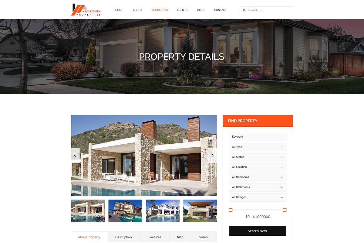 Hexo - Photoshop Template, a Websites & App Template by DigitalCenturySF (Photo 4 of 27)
