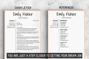 Resume Template / Instant Download, a Resume Template by LevelUpResume (Thumbnail 5 of 5)