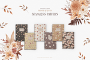 Autumn Watercolor Seamless Patterns, a Pattern Graphic by Balada Digital Art (Thumbnail 6 of 8)