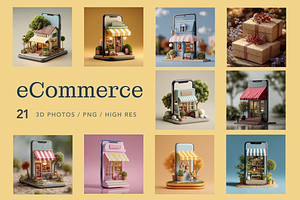 eCommerce, a Technology Illustration by Typedreams.site