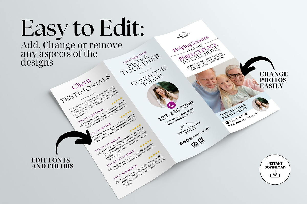 SRES Brochure Senior Real Estate, a Brochure Template by CreativeVinesStore (Photo 4 of 6)