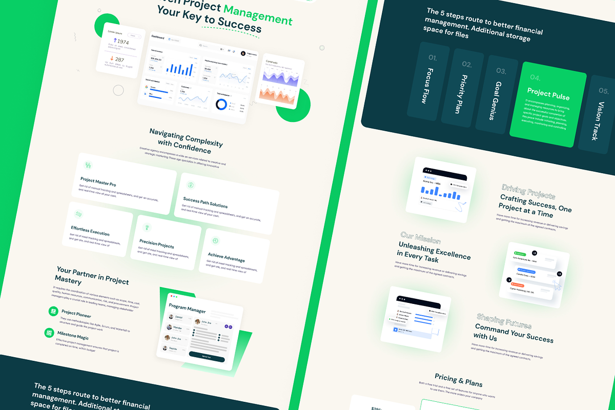ProjManage, Project Management Website preview 3