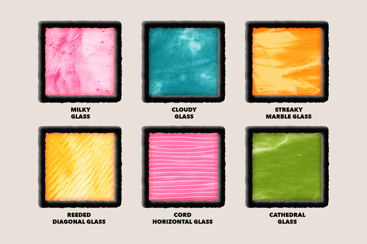 Stained Glass Brushes For Procreate, a Brush Add-On by seamless team (Photo 8 of 11)